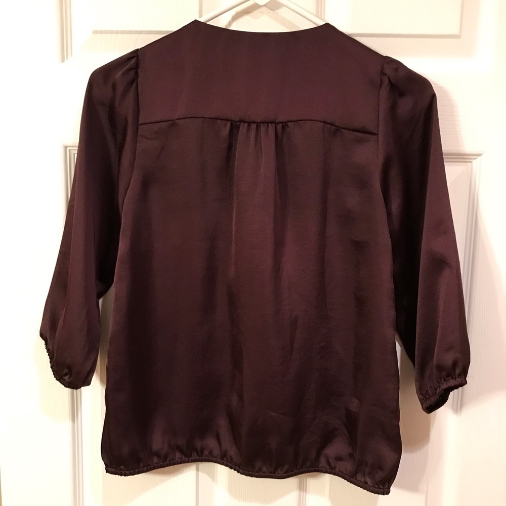 Petite’s LOFT Purple Top Size XSP - Picture 2 of 5
